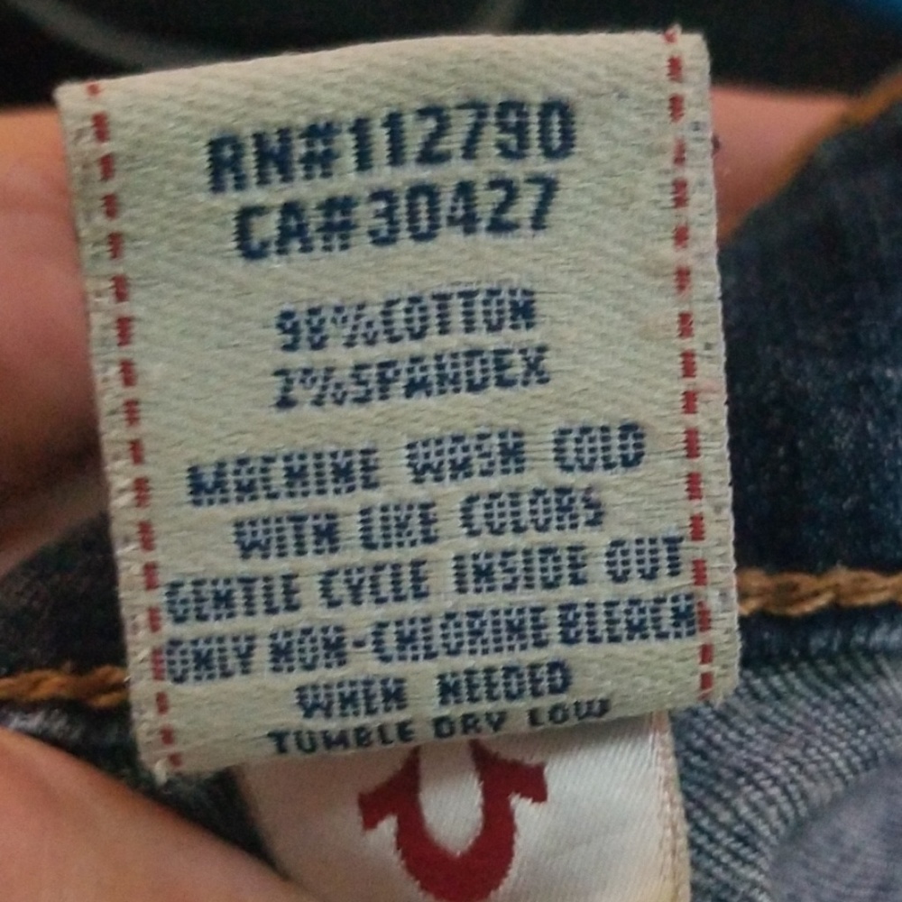True Religion Hi-Rise Boot Jeans 27 - Picture 7 of 8
